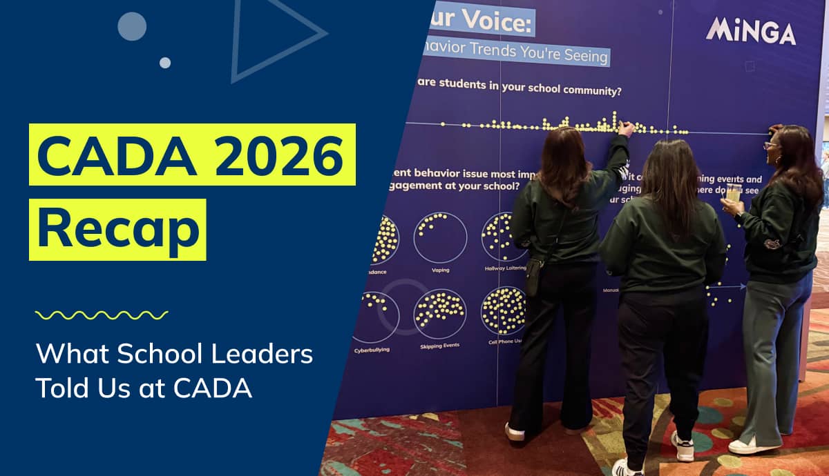 People putting stickers on the Minga engagement wall at the CADA 2026 conference