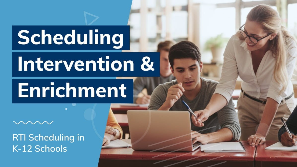 RTI Scheduler - Scheduling Intervention and Enrichment in K-12 Schools
