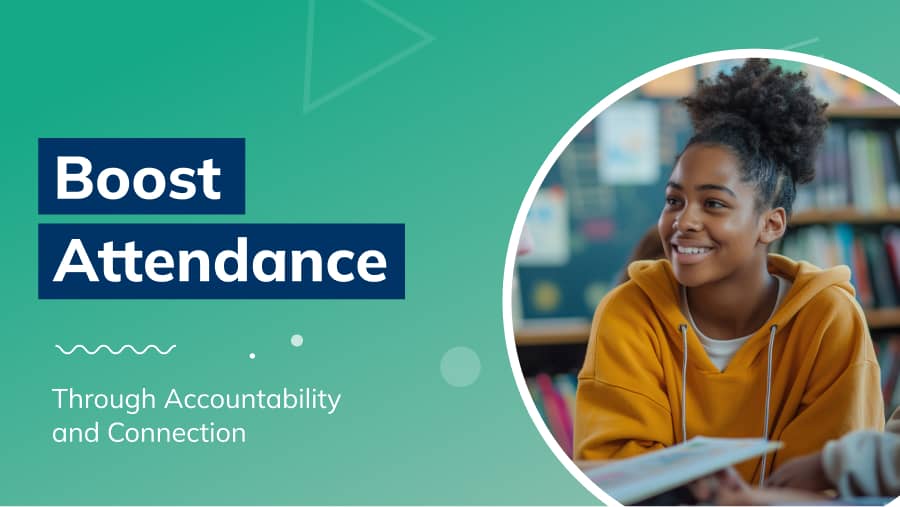 Girl at school in class for blog post about how schools can boost attendance