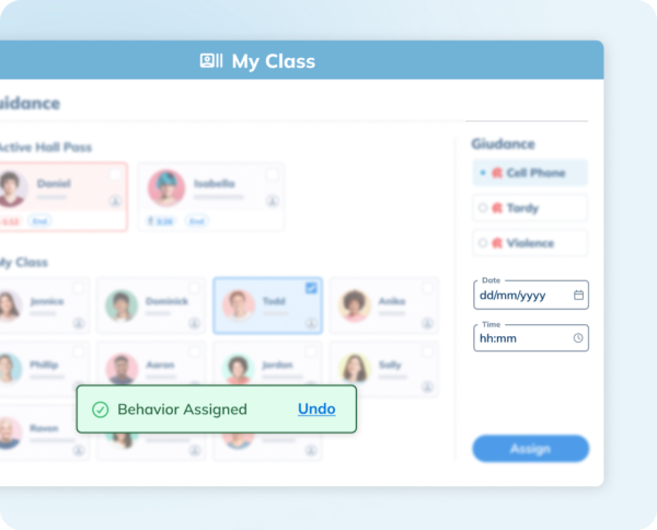 Widget of Minga backdate bahavior